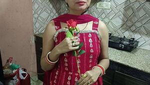 XXX Indian desi saara bhabhi celebrate valentine's day with devar ji in hindi audio